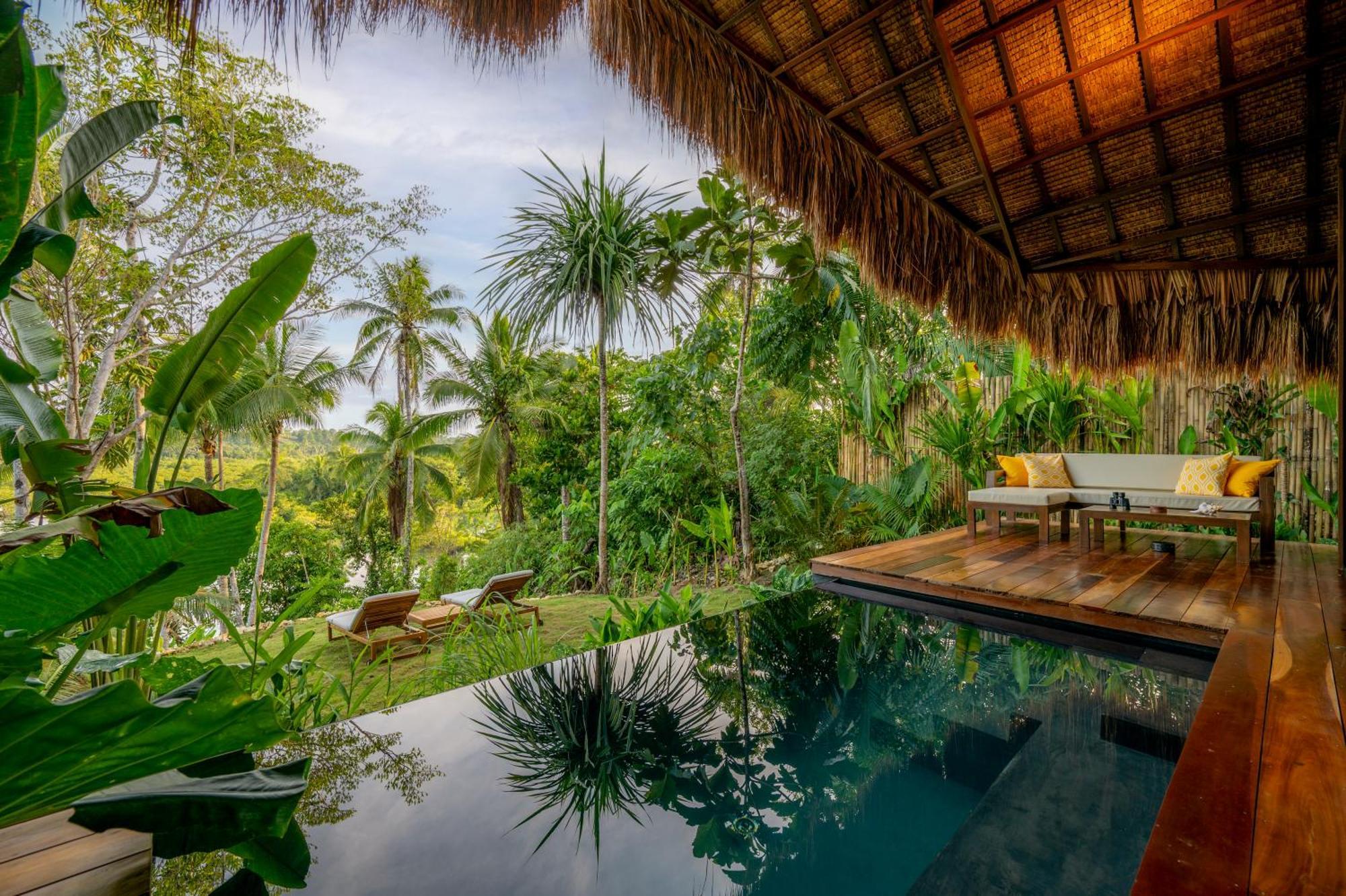 Private Villa With Pool - Kalani River Villas General Luna  Ngoại thất bức ảnh